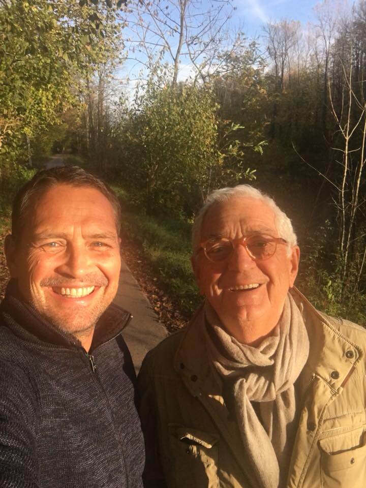 My father and me in Bavaria