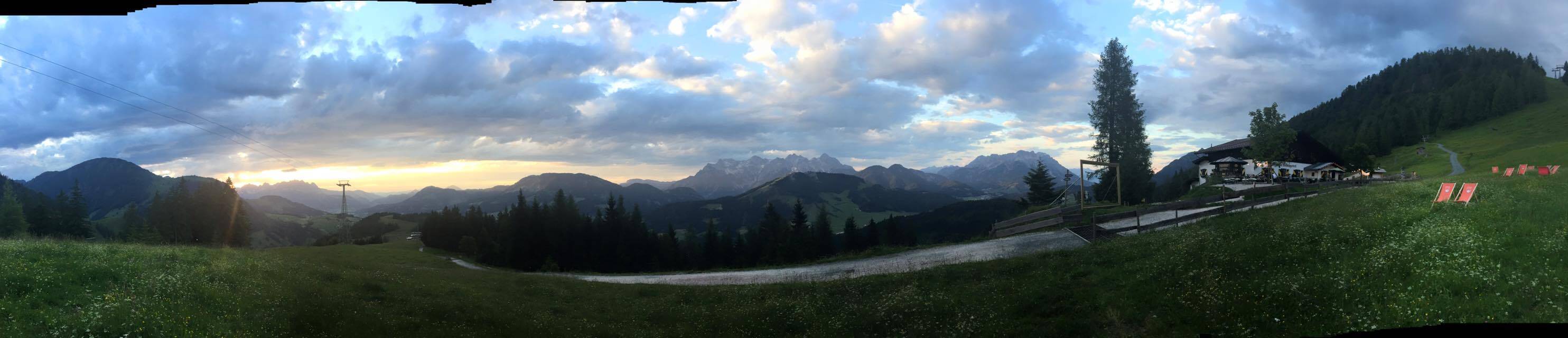 Hiking in the Austrian mountains